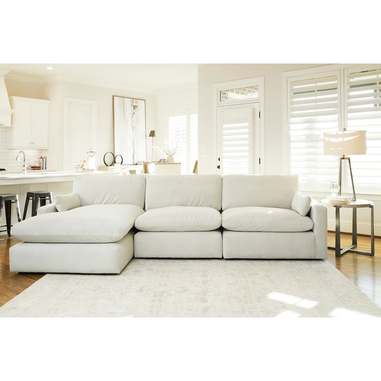 Signature Design by Ashley Sophie 3-Piece Sectional with Chaise