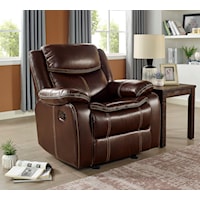 Transitional Manual Reclining Recliner