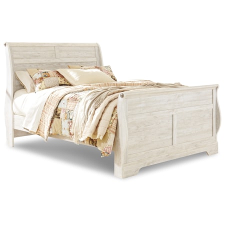 Queen Sleigh Bed