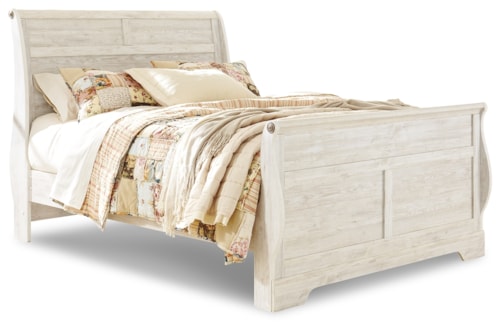 Queen Sleigh Bed