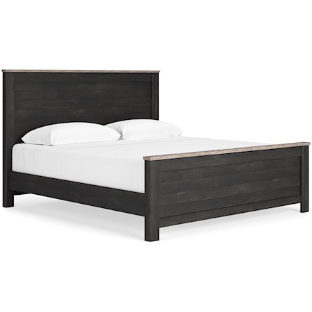 Farmhouse King Panel Bed