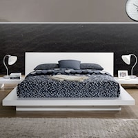 Contemporary Queen Platform Bed