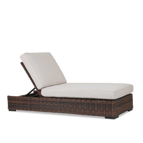 Coastal Cushioned Outdoor Adjustable Chaise
