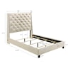 CM CHANTILLY Queen Upholstered Bed