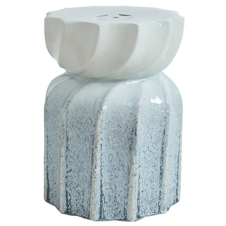 Indoor/Outdoor Ceramic Stool