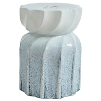 Indoor/Outdoor Ceramic Stool