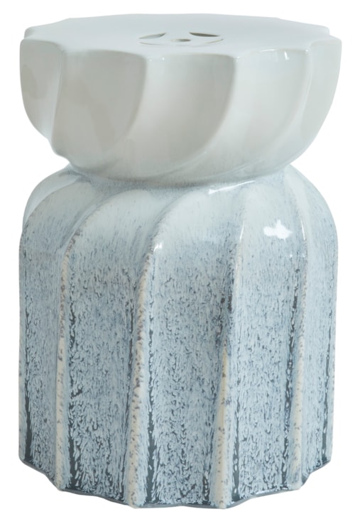 Indoor/Outdoor Ceramic Stool