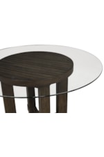 New Classic Cityscape Transitional 52" Round Dining Table