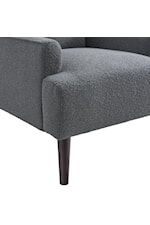 Elements International Kiwi Contemporary Accent Chair with Channel Tufting