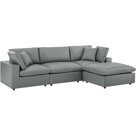 4-Piece Sectional Sofa