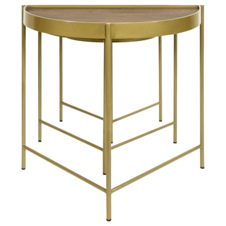 Tristen 3-Piece Demilune Nesting Table