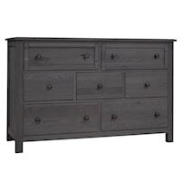 Casual 7-Drawer Dresser with Soft-Close Drawers