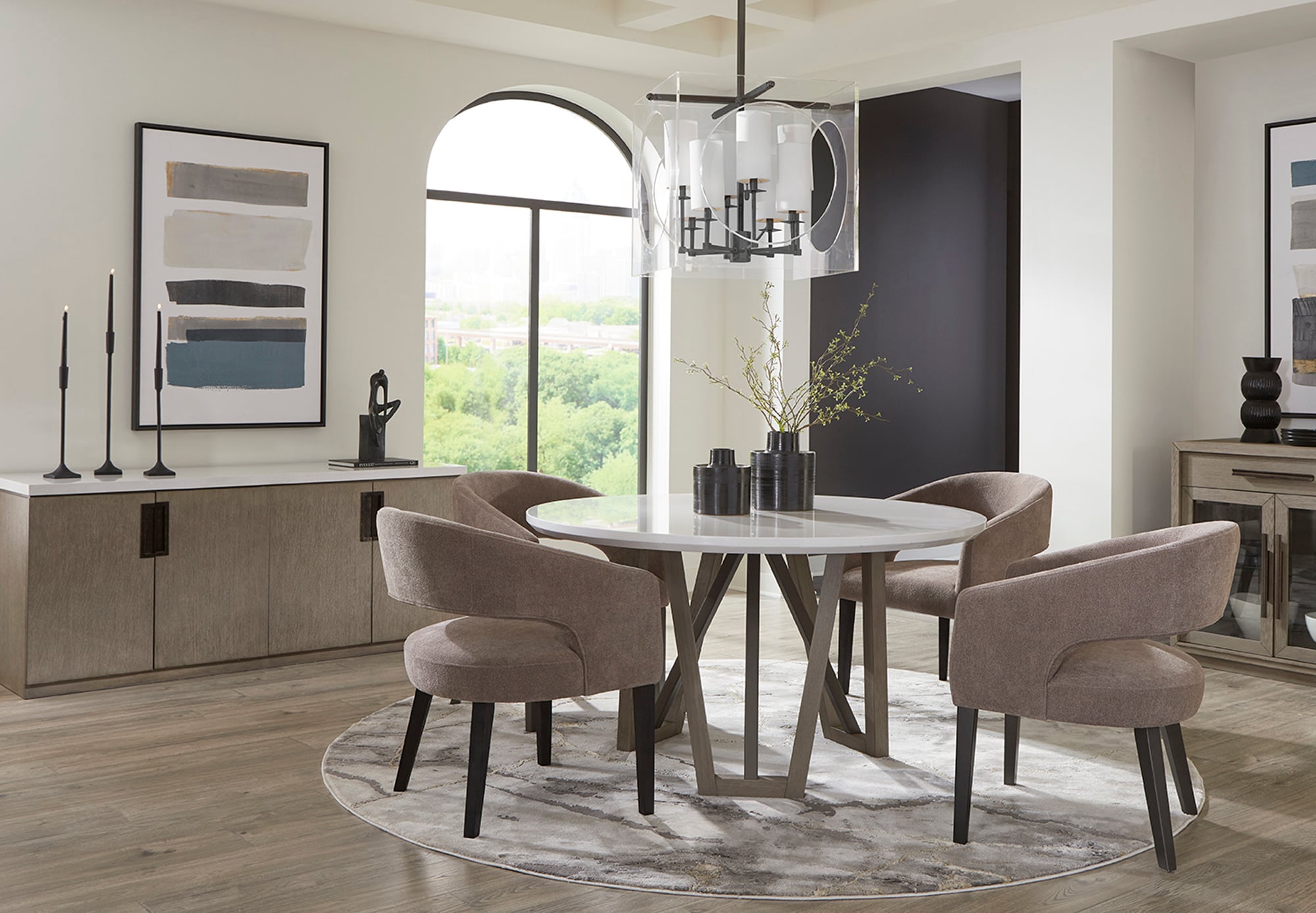 Parker House Pure Modern Round Dining Table