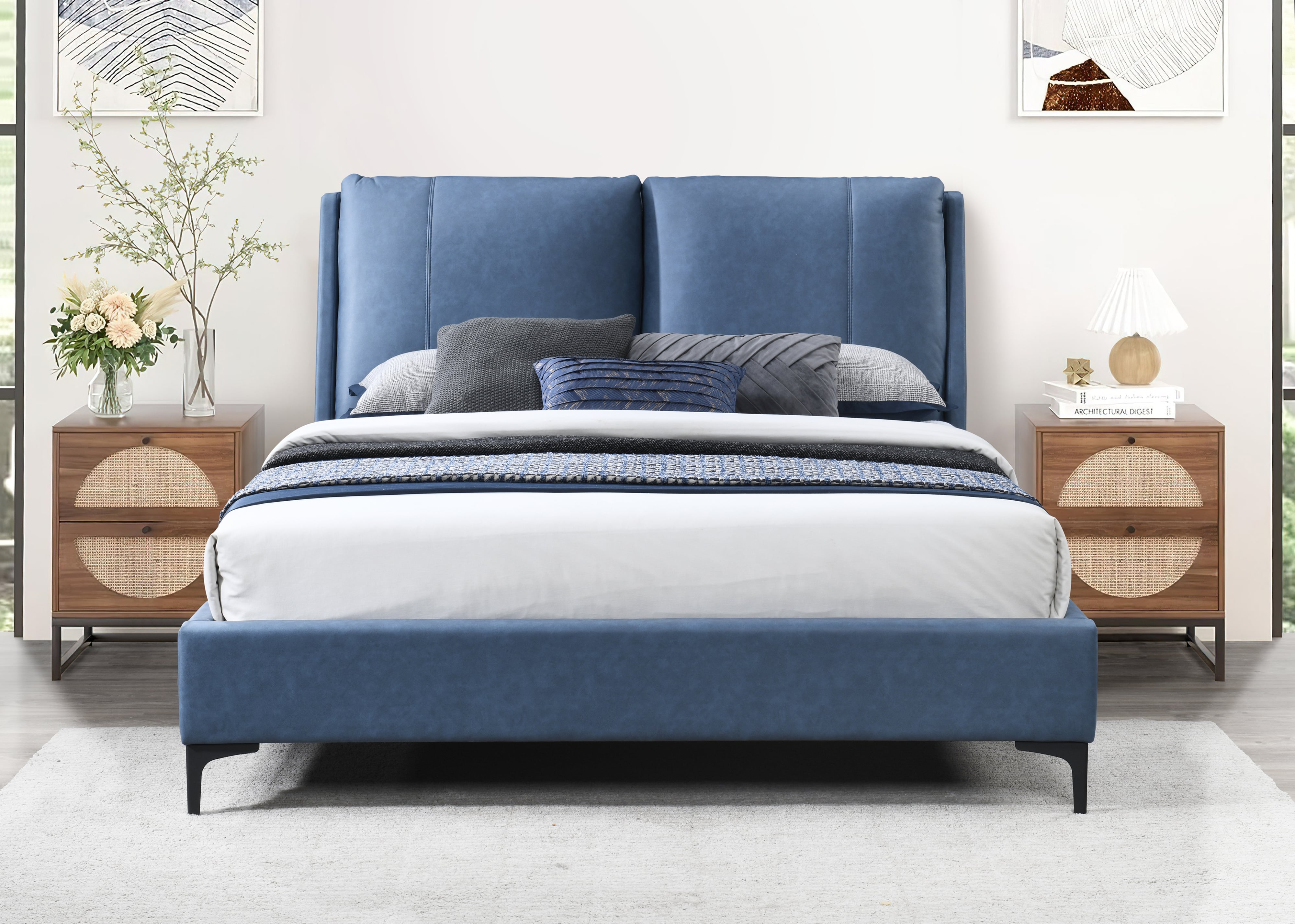 Upholstered Queen Bed