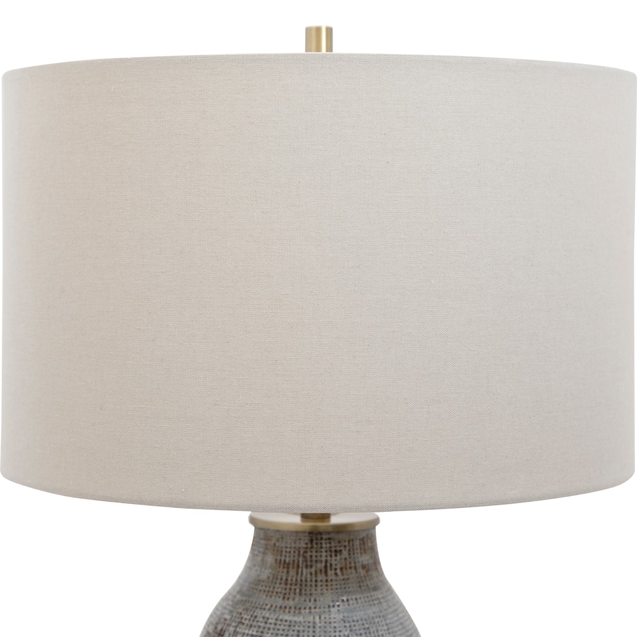 Uttermost Monacan Monacan Gray Textured Table Lamp