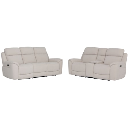 Power Reclining Sofa and Loveseat