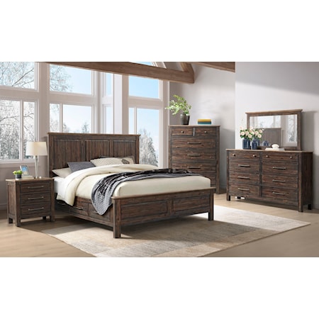 Five-Piece King Storage Bedroom Set