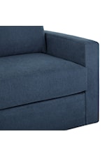 Flexsteel Flex Flex Sofa with Standard Arm - Denim