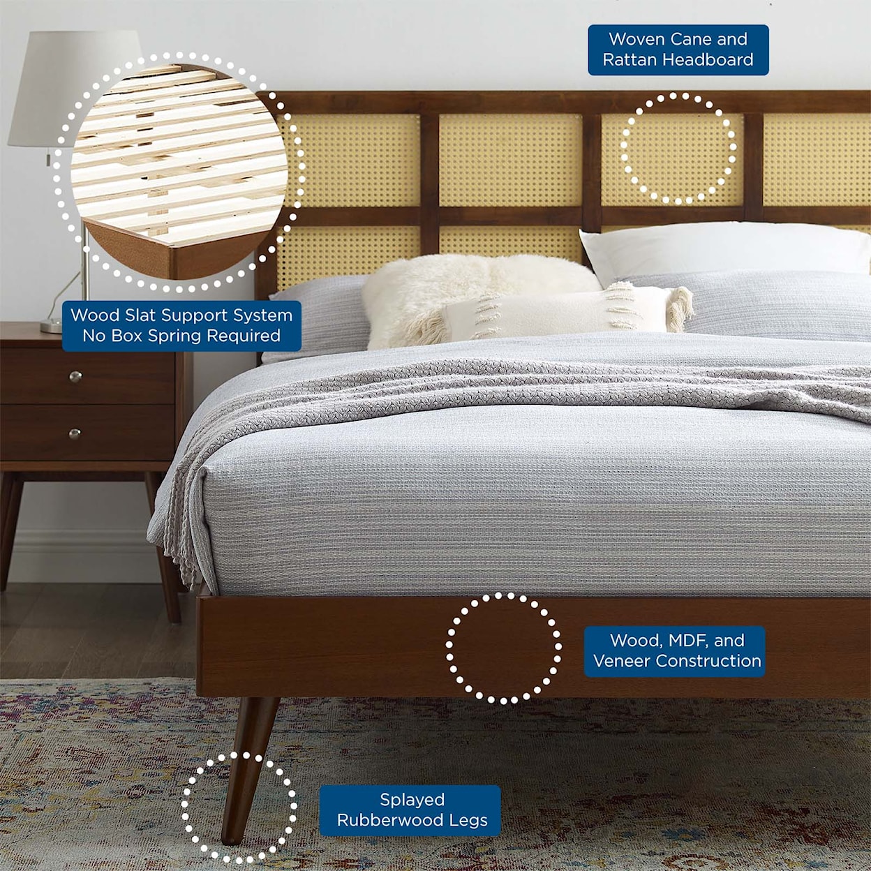 Modway Sidney King Platform Bed