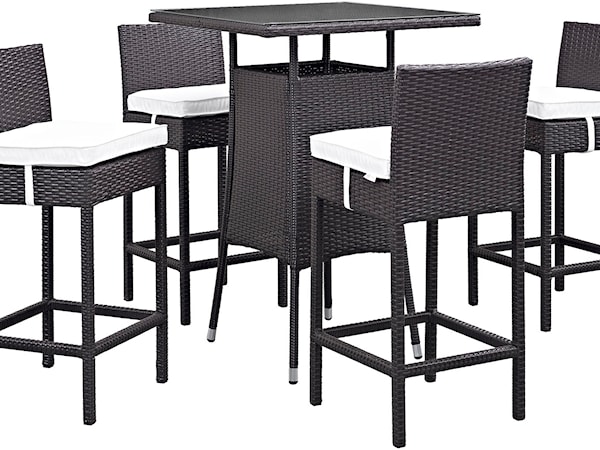 Outdoor 5 Piece Pub Set