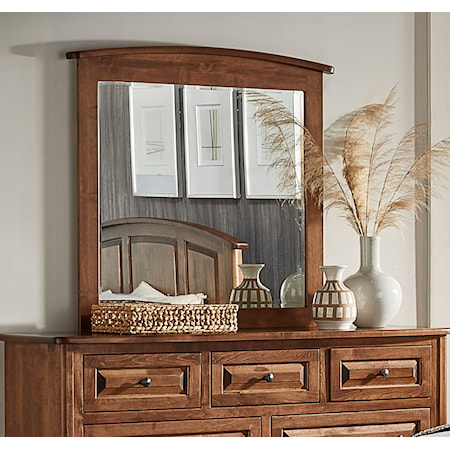 Arched Maple Mirror
