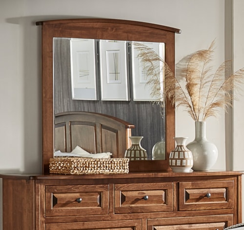 Arched Maple Mirror