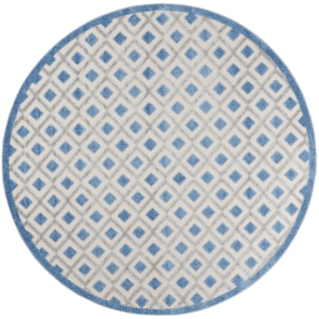 7'10" Round  Rug