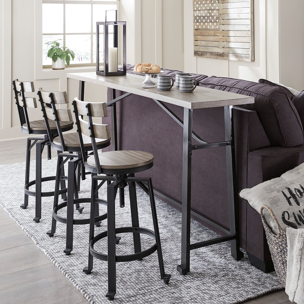 Signature Design by Ashley Lesterton Counter Height Bar Stool