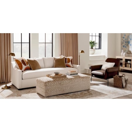 Oliver 92&quot; Slope Arm Sofa