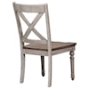 Liberty Furniture Cottage Lane X Back Wood Seat Side Chair (RTA)