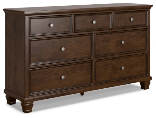 Transitional 7-Drawer Dresser