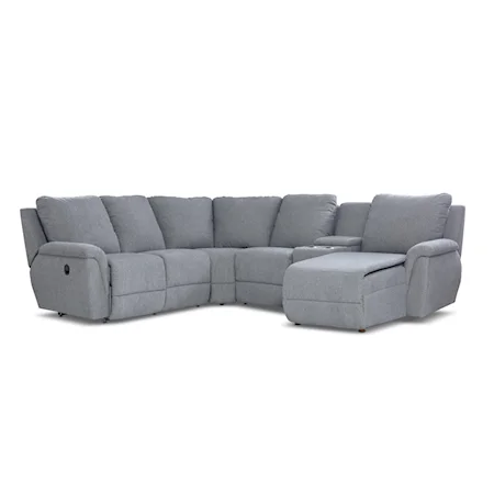 4-Seat Reclining Sectional Sofa