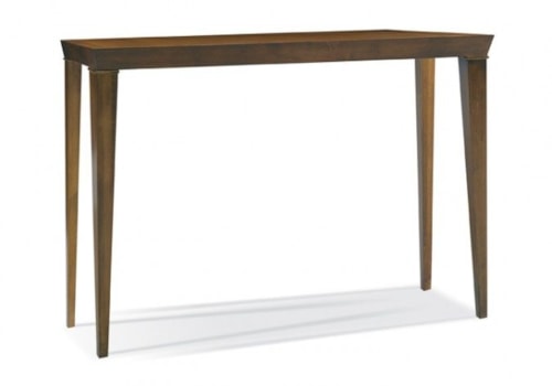 Console Table 34"H With Beveled Top Tapered Leg