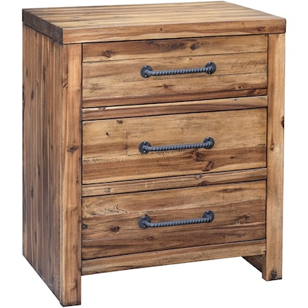 3-Drawer Nightstand