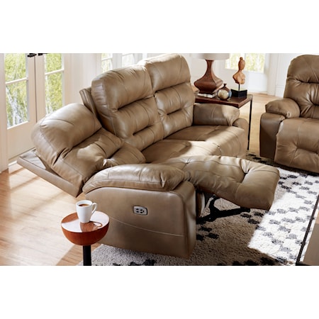 Power Reclining Space Saver Sofa