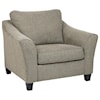 Ashley Furniture Benchcraft Barnesley Chair and a Half & Ottoman