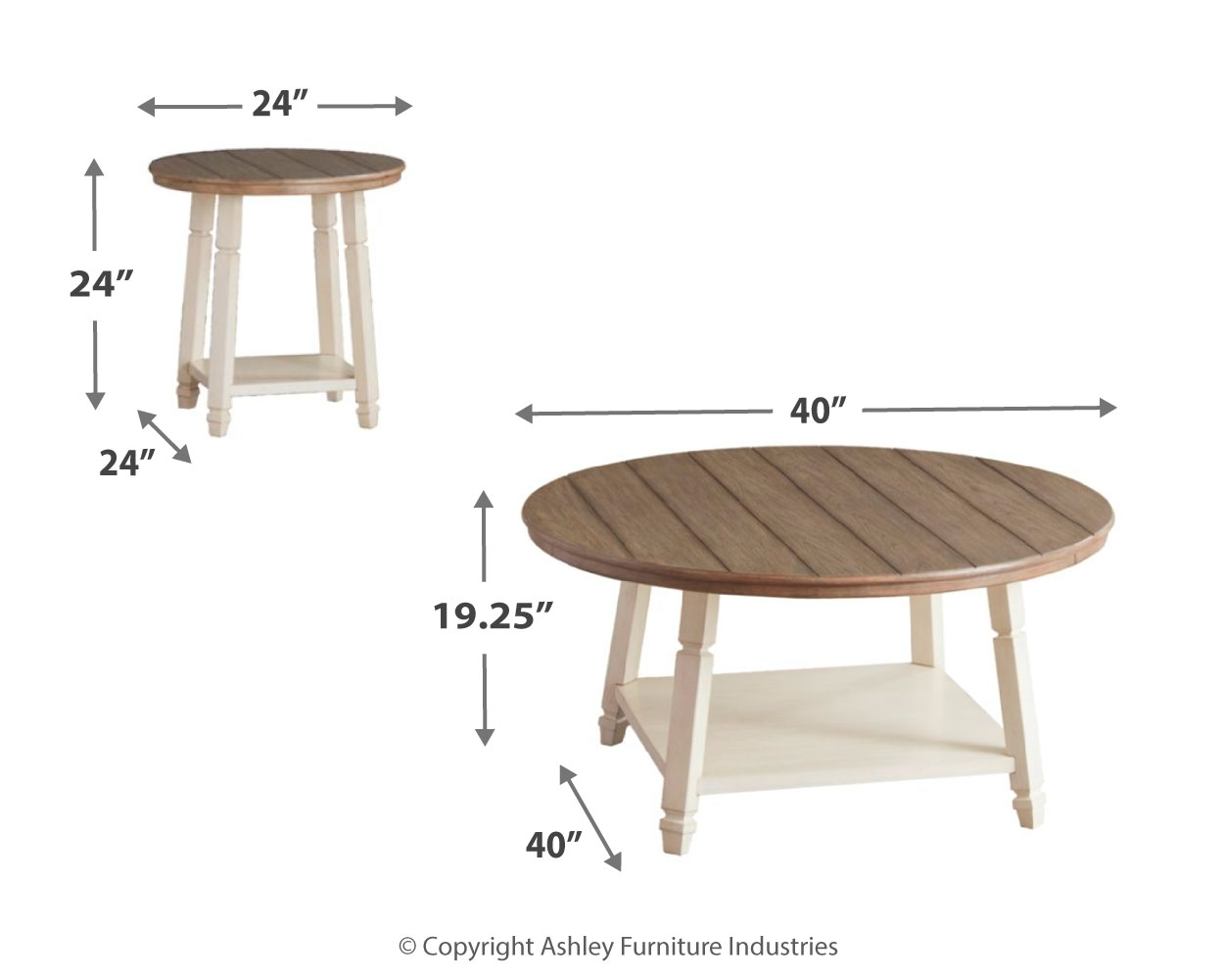 Signature Design by Ashley Bolanbrook Occasional Table (Set Of 3)