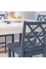 Powell Mayfair Coastal 5-Piece Counter-Height Dining Set