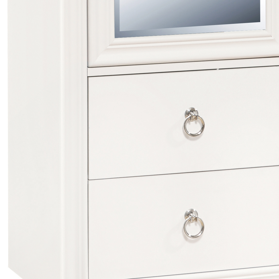 Samuel Lawrence Bella White Youth 2-Drawer Wardrobe