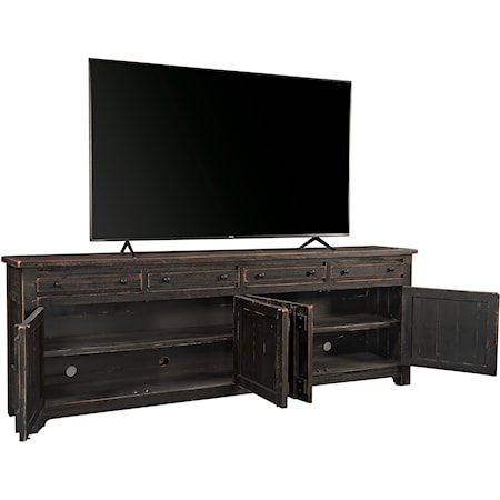 Rustic 97" Console with Cord Management