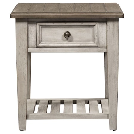 1-Drawer End Table