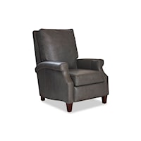 Transitional Power Reclining Chair with Tapered Legs