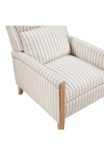 Homelegance Burton Farmhouse Reclining Chair with Push-Back Mechanism
