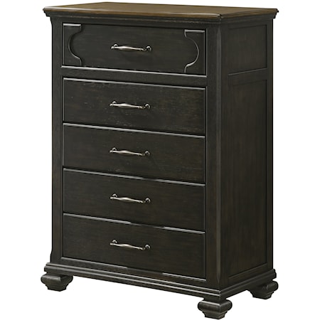 Hamilton Transitional 5-Drawer Bedroom Chest