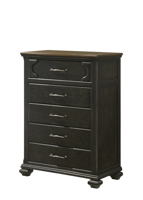 Hamilton Transitional 5-Drawer Bedroom Chest