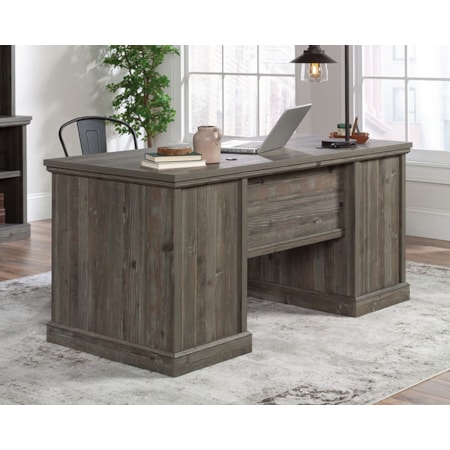 Aspen Post Double Pedestal Executive Desk