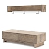 Signature Design by Ashley Oliah Bench with Coat Rack