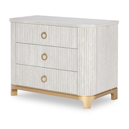 3-Drawer Chest Nightstand