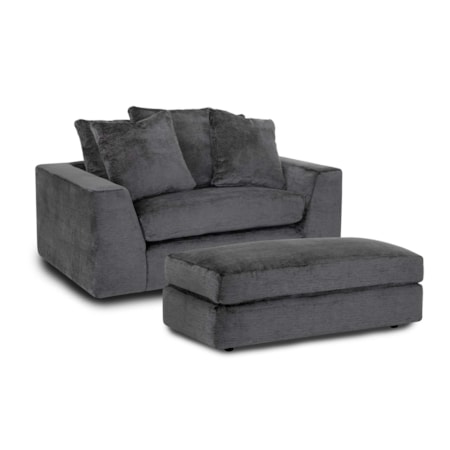 Chair with Ottoman