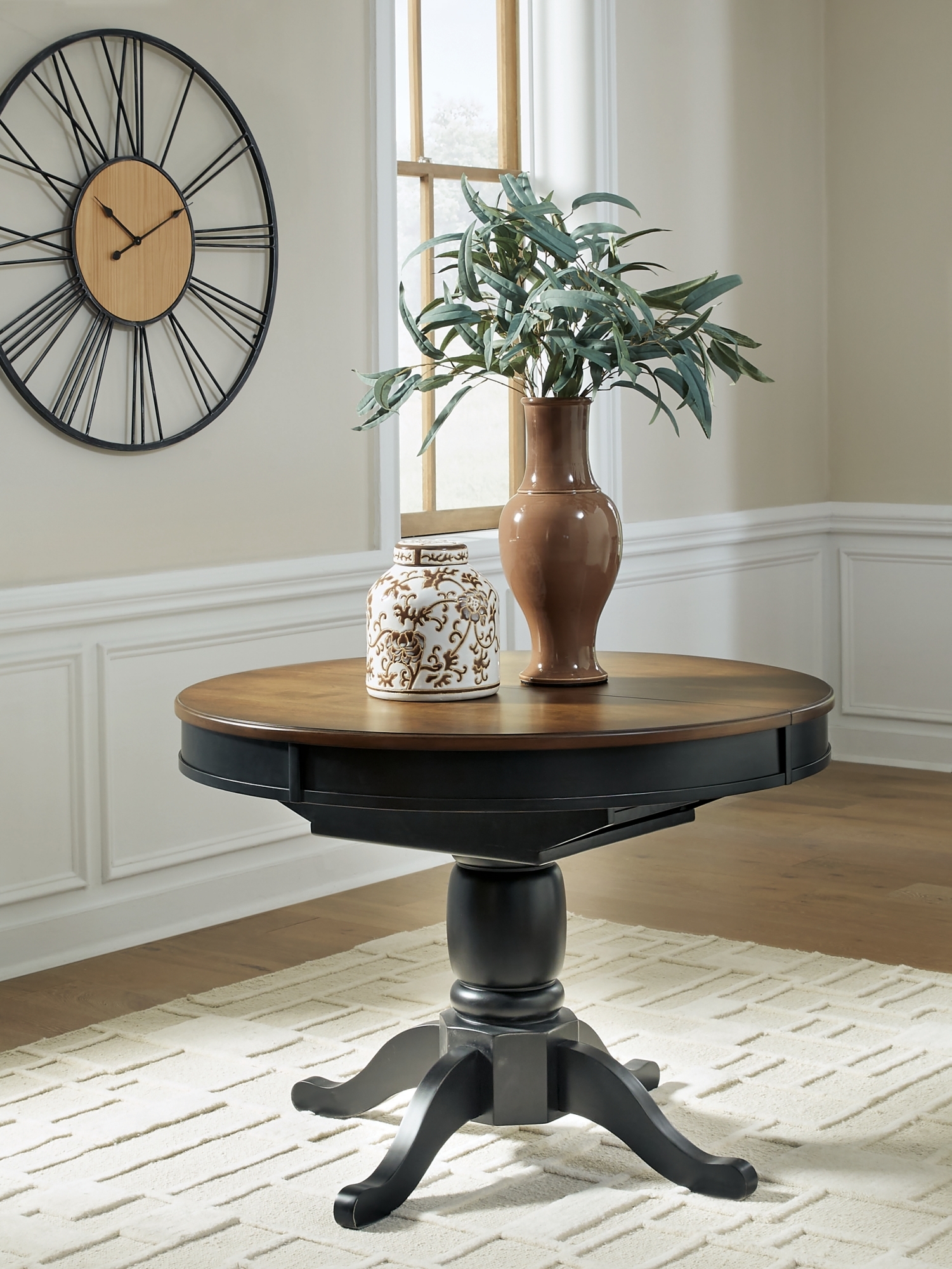 Ashley (Signature Design) Clorazi Oval Drm Butterfly Ext Table